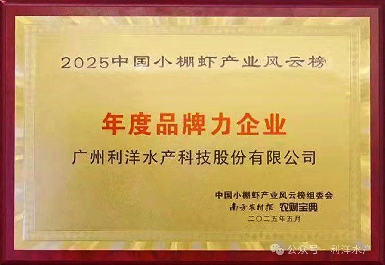 利洋公司荣膺“年度品牌力企业”